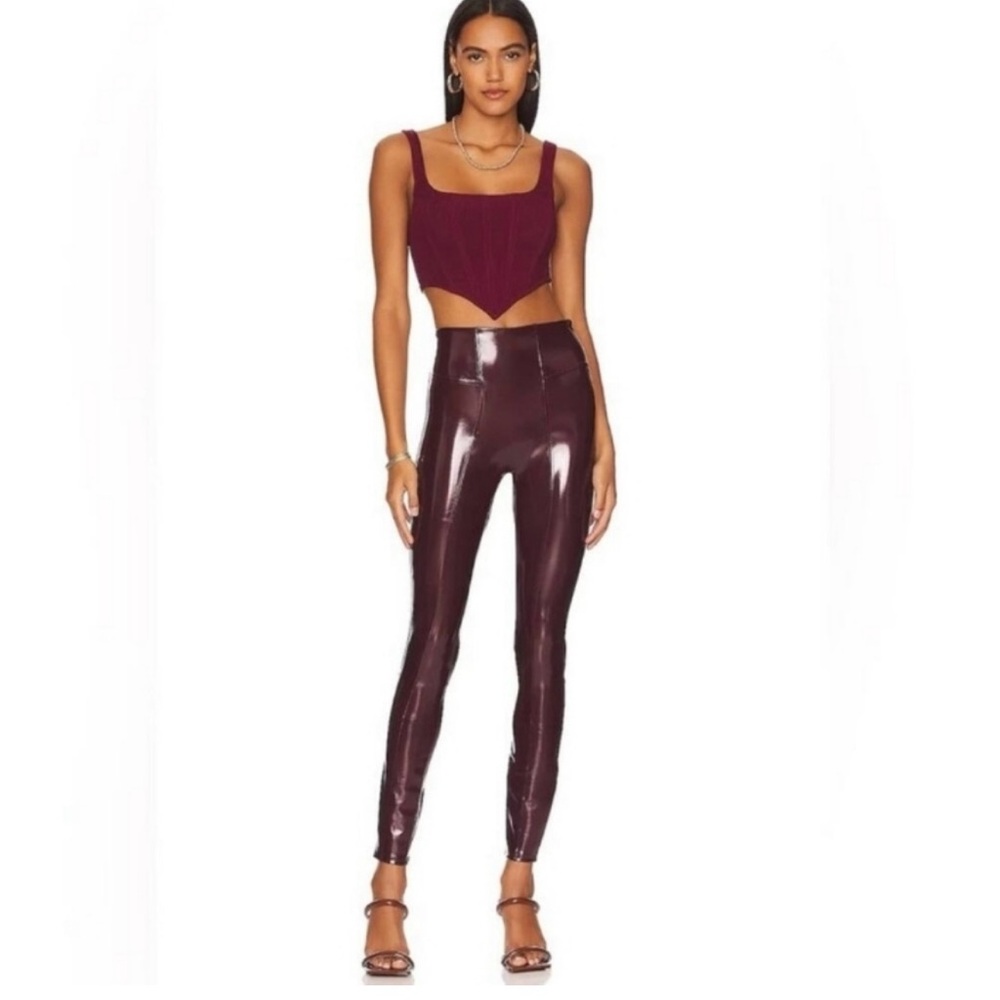 NEW SPANX Faux Patent Leather Leggings